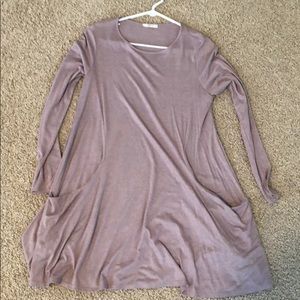 Long sleeve dress with pockets